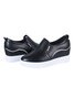Plain Color Minimalist Slip On Increased Wedge Shoes
