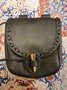 Western Vintage Mid-Century Horn Buckle Waist Bag