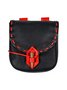 Western Vintage Mid-Century Horn Buckle Waist Bag