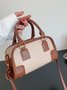 Commuter Color Block Tote Bag