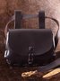 Vintage Western Mid-Century Leather Belt Bag