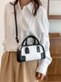 Commuter Color Block Tote Bag