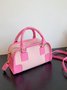 Commuter Color Block Tote Bag
