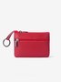 Cowhide Wax Leather Retro Simple Coin Purse
