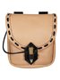 Western Vintage Mid-Century Horn Buckle Waist Bag