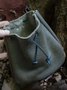 Vintage Mid-Century Western Leather Leaf Belt Bag