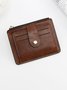 Leather Large Capacity Card Holder Coin Purse