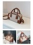 Commuter Color Block Tote Bag