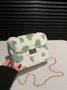 Valentine's Day Heart Plush Messenger Small Square Bag