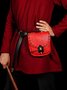 Western Vintage Mid-Century Horn Buckle Waist Bag