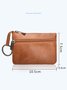 Cowhide Wax Leather Retro Simple Coin Purse
