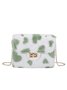 Valentine's Day Heart Plush Messenger Small Square Bag