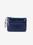 Cowhide Wax Leather Retro Simple Coin Purse