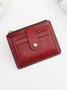 Leather Large Capacity Card Holder Coin Purse