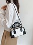 Commuter Color Block Tote Bag