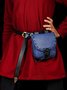 Western Vintage Mid-Century Horn Buckle Waist Bag