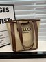 Hello Weekend Casual Commuting Large Capacity Tote Bag