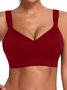 Sexy Sling Solid Color Sports Yoga Bra Lingerie