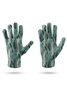 Bohemian Leaf Pattern Five Finger Gloves Daily Commuting Outdoor Accessories