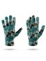 Bohemian Leaf Pattern Five Finger Gloves Daily Commuting Outdoor Accessories