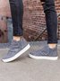 Studded Decor Slip On High-Top Flat Canvas Shoes