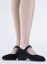 Black Comfortable Soft Block Heel Dance Shoes