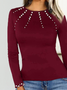 Casual Regular Fit Color Block T-Shirt