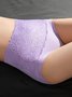 Comfortable Soft Lace High Waist Brief Plus Size