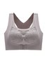 Comfortable and Soft Front Open Button Push Up Underwear Plus Size