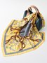Boho Holiday Abstract Pattern Silk Scarf Vacation Beach Daily Commuting Accessories