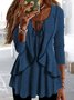 Casual Plain Crew Neck Regular Fit Top
