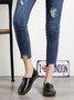 Solid Color Leather Soft Sole Casual Shoes