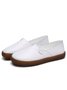 Solid Color Leather Soft Sole Casual Shoes