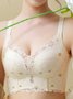 Sexy Lace Push Up Wireless Bra Plus Size