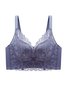 Sexy Lace Push Up Wireless Bra Plus Size