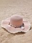 Boho Seashell Trim Handwoven Straw Hat Beach Vacation Ethnic Accessories