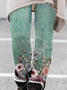 Casual Floral Tight Leggings