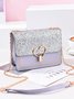 Valentine's Day Glitter Sequins Love Button Shoulder Bag