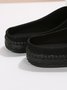 Plus Size Plain Color Mesh Fabric Flat Clog Shoes