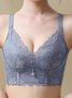 Sexy Lace Push Up Wireless Bra Plus Size