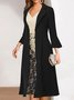 Lapel Collar Regular Fit Urban And Elegant Two-Piece Set