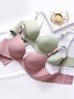 Glossy Push Up Adjustable No Steel Rim Bra