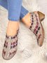 Vintage Weave Inlay Block Heels