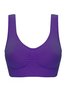 Push Up Breathable Soft Seamless Sports Bra Plus Size