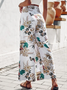 Casual Floral Loose Casual Pants