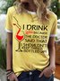Women's Short Sleeve Tee T-shirt Summer Text Letters Crew Neck Casual Top