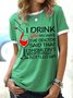 Women's Short Sleeve Tee T-shirt Summer Text Letters Crew Neck Casual Top