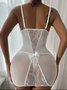Valentine's Day Lace Perspective Sexy Lingerie Set Plus Size