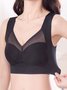 Lace Breathable Tank Top Bra No Trace Sleeping Underwear Plus Size