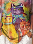 Animal Crew Neck Regular Fit Casual T-Shirt
